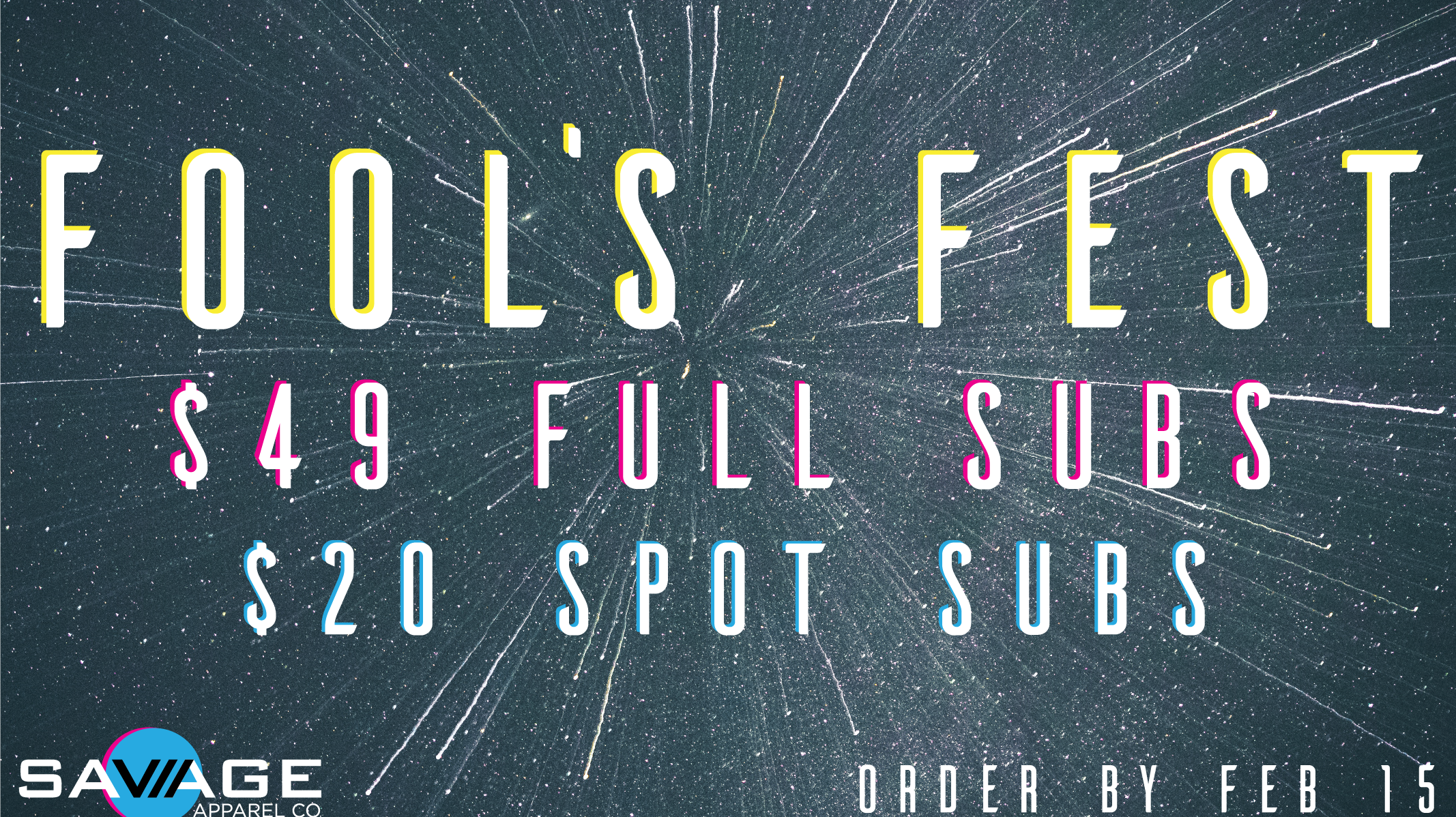 Fool's Fest 2019 Team Deals