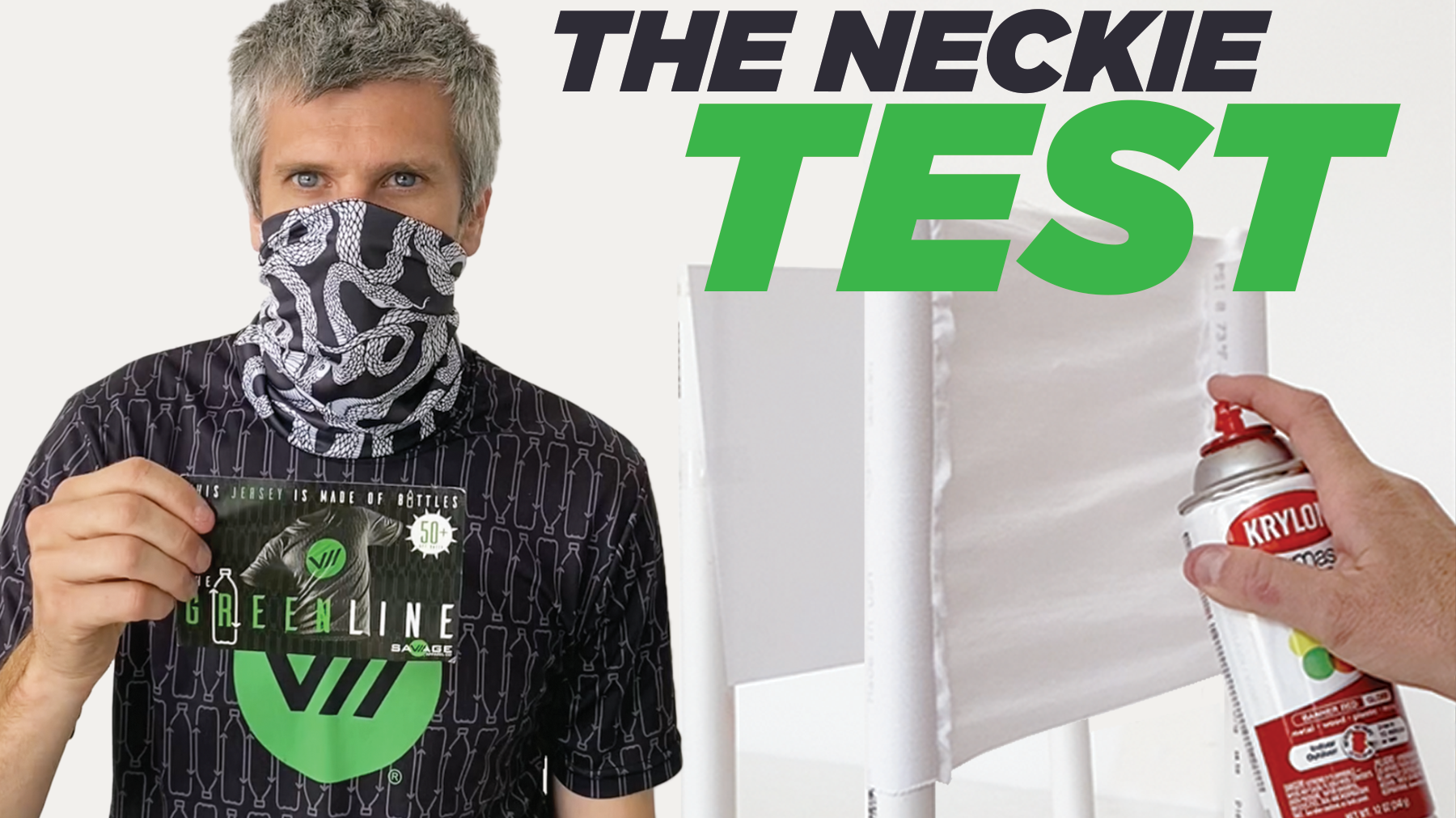 We Put Our Neckies to the Test! Here's how our Greenline fabric stacks up against the competition.