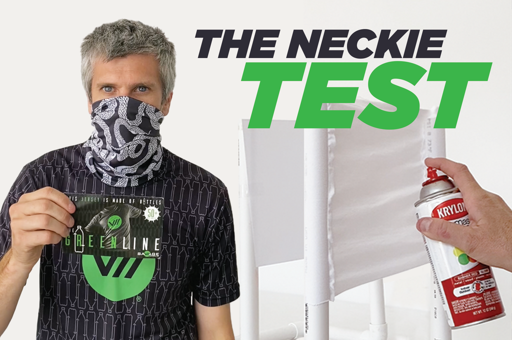 We Put Our Neckies to the Test! Here's how our Greenline fabric stacks up against the competition.