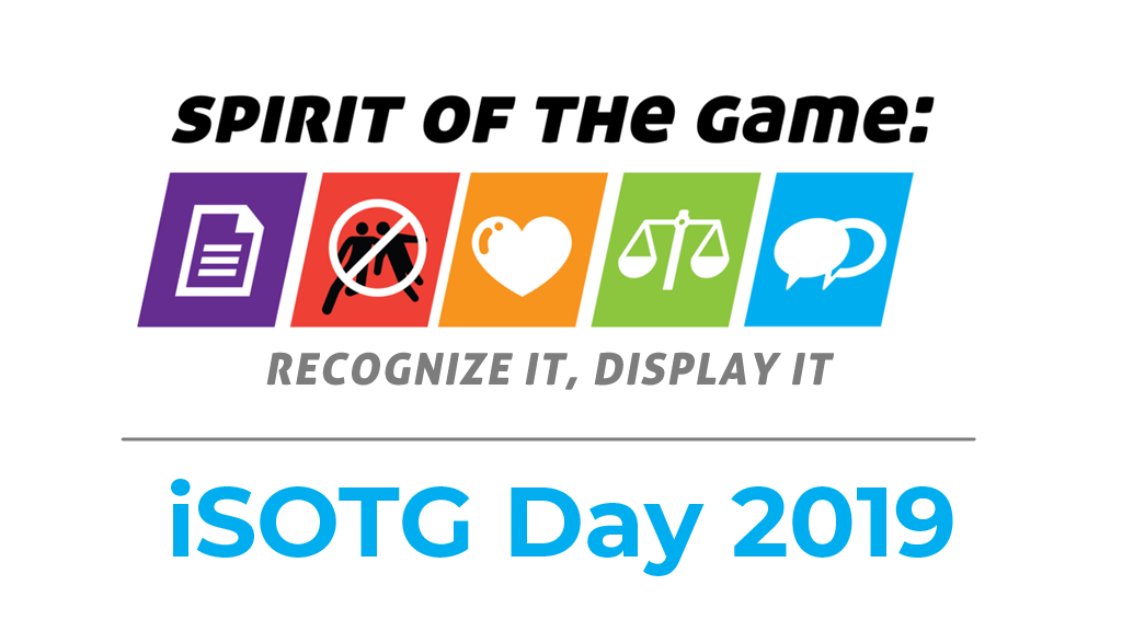 International Spirit of the Game Day 2019